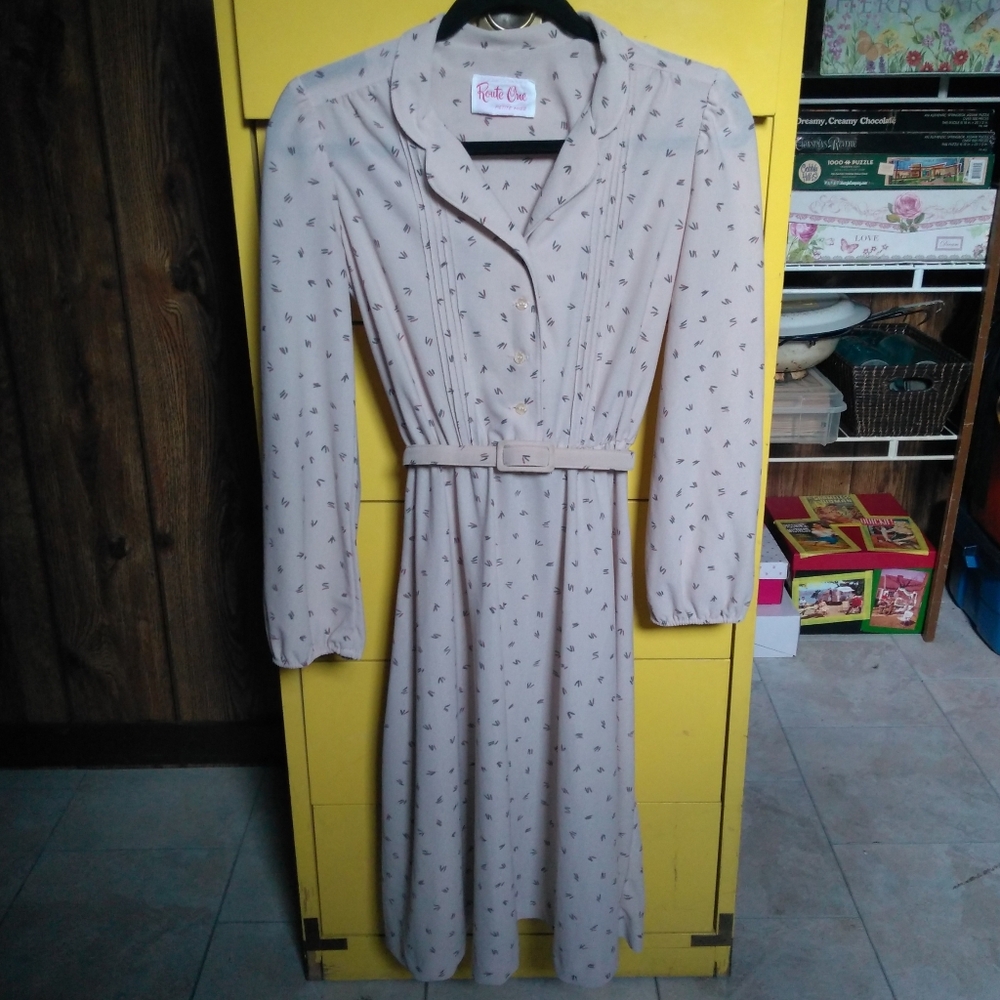 Vintage 1980s Secretary Dress